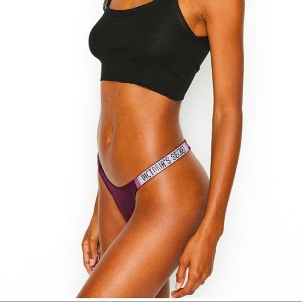 Victoria’sSecVictoret Rhinestone Strap Thong Panty